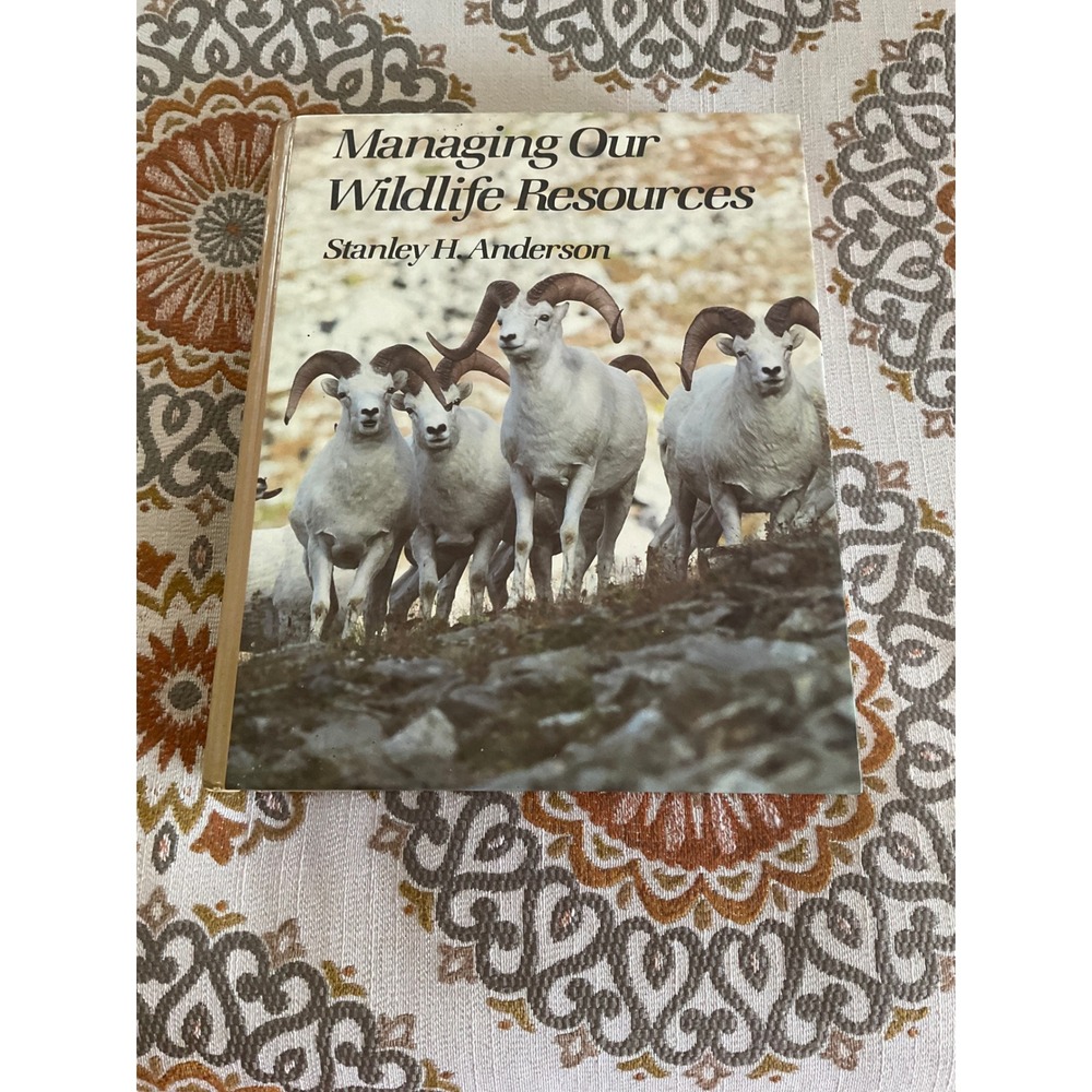 Managing Our Wildlife Resources Stanley H Anderson Hardcover Textbook Vintage